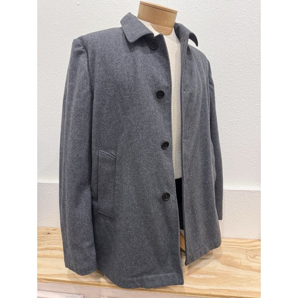 Club Monaco charcoal Large Men's coat 80% wool blend